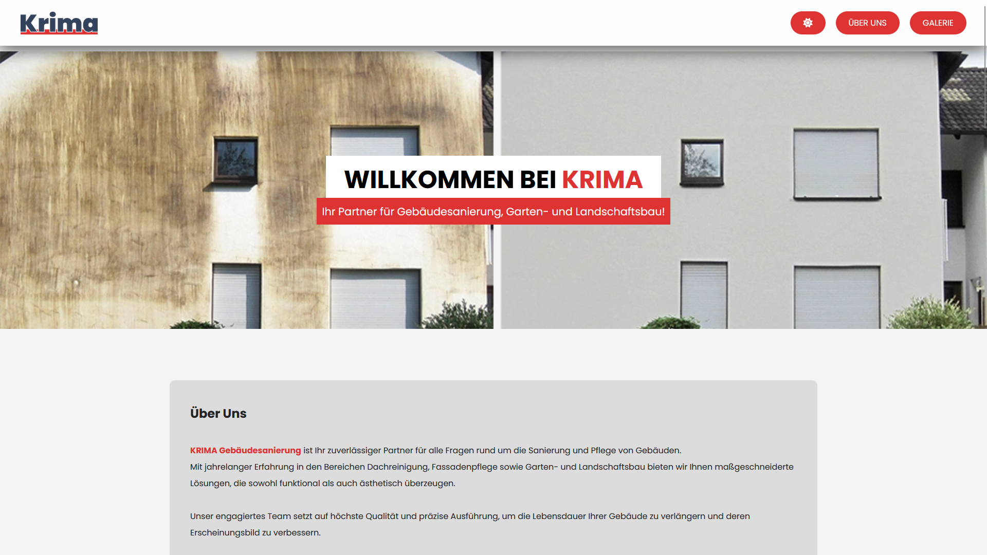 KRIMA Gebäudesanierung